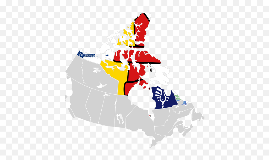 Inuit Tapiriit Kanatami - Canada Map Vector Png Emoji,Eskimo Dancing Emojis