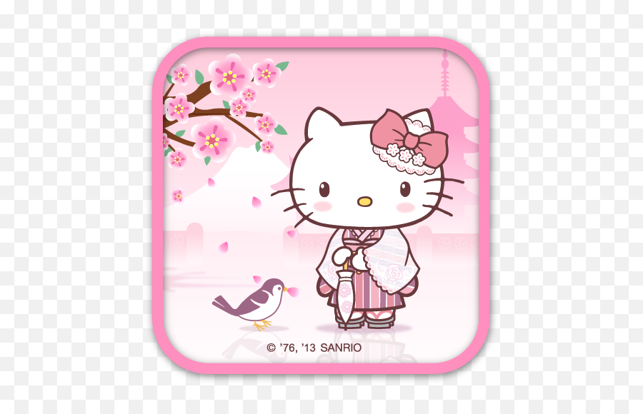 Hello Kitty Tender Sakura 1 Emoji,Emoji Games Hello Kitty