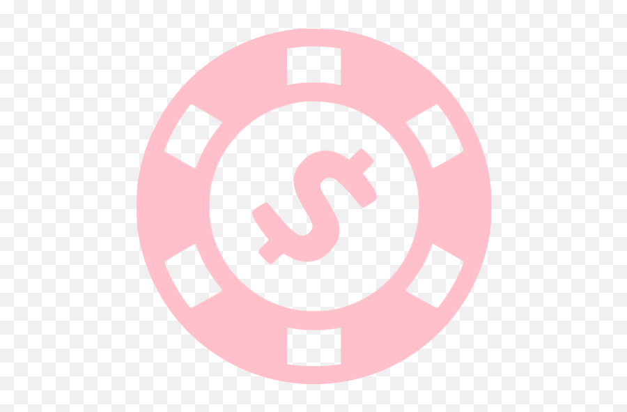 Pink Chip Icon Emoji,Poker Chip Steam Emoticon