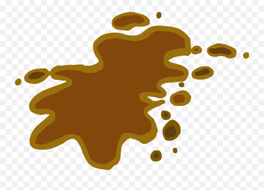 Poop Clipart Big Poop Big Transparent - Poop Stain Png Emoji,Peeing Emoji