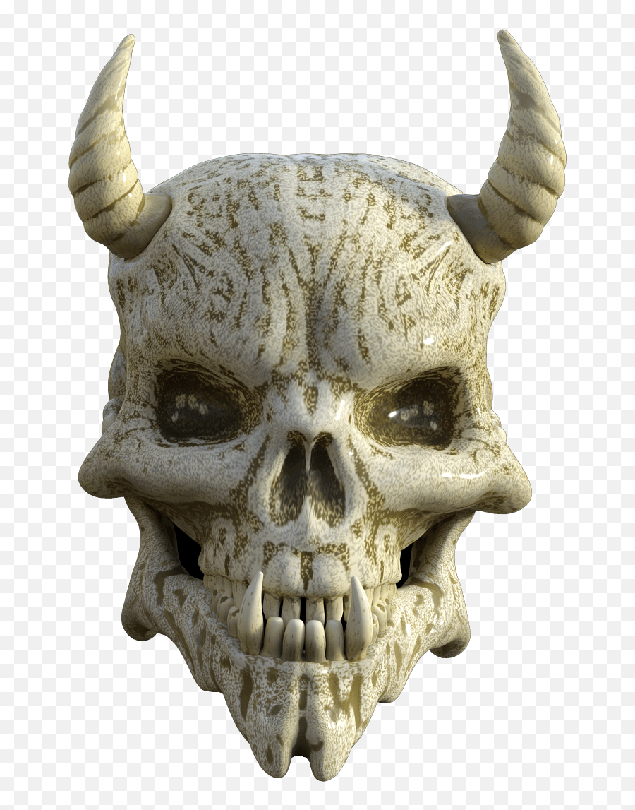 Skull With Horns Viking Transparent Png - Stickpng Emoji,Horns Smile Emoji