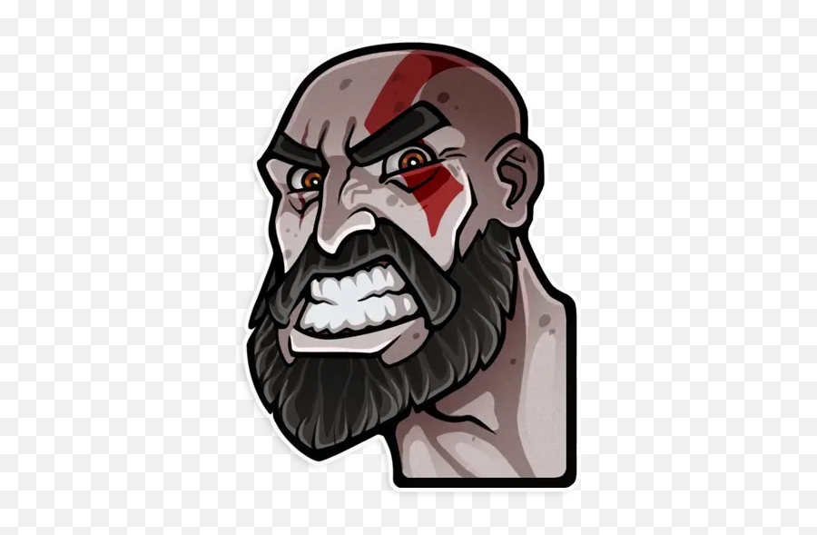 God Of War Sticker Pack - Stickers Cloud Emoji,Kratos Ps4 Emoji