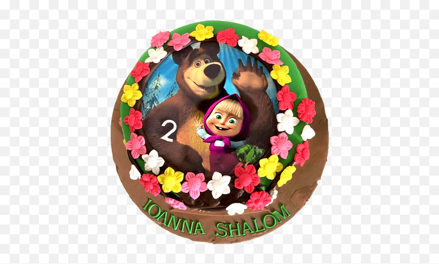 Choose Cake Island For Unique U0026 Tasty Birthday Cakes Emoji,Masha And The Bear Emoticon