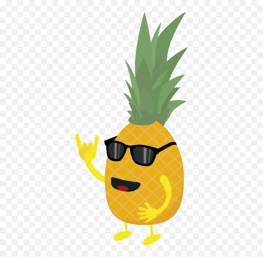 Download Hd Heavy Metal Pineapple Transparent Png Image Emoji,Metal Emoticons