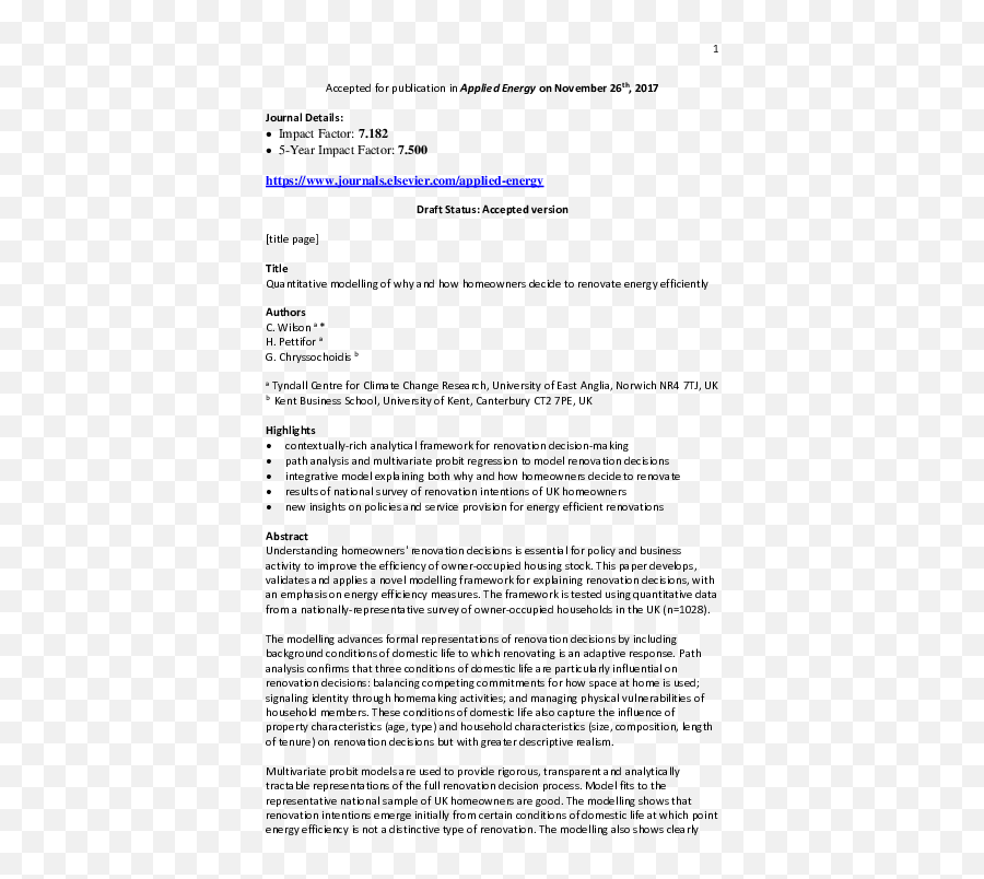 Doc Quantitative Modelling Of Why And How Homeowners Decide Emoji,Note On Human Behavior Emotion And Reason Gurtler