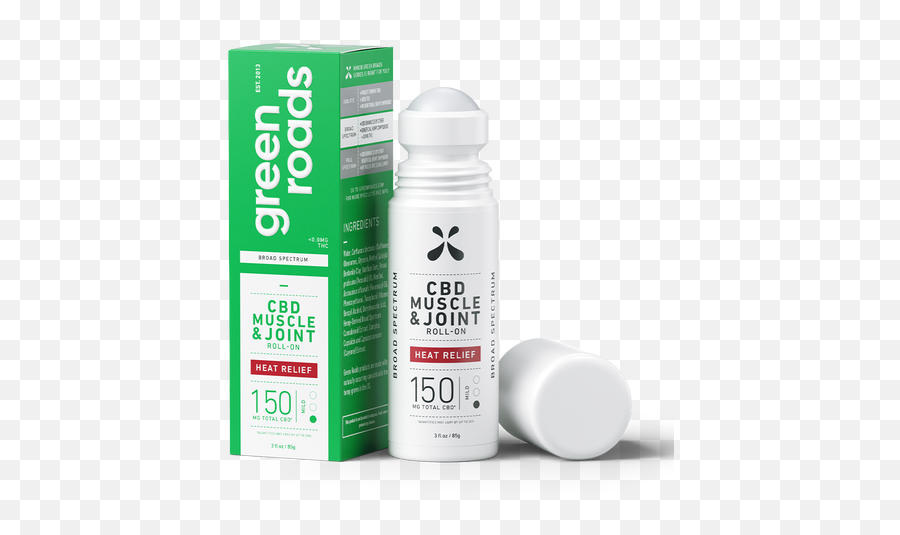 750mg Cbd Heat Relief Roll - On For Muscle U0026 Joints Green Roads Emoji,Heat And Emotion