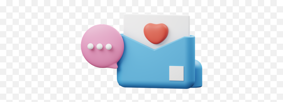Premium Love Letter 3d Illustration Download In Png Obj Or Emoji,Lovel Letter Emoji
