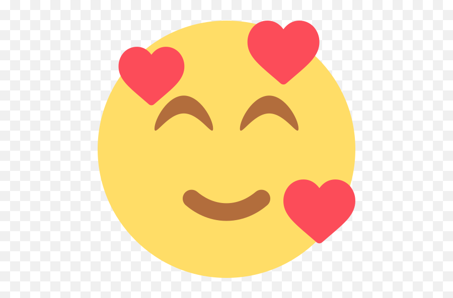 Your Mood Emoji,Face With Three Hearts Emoji