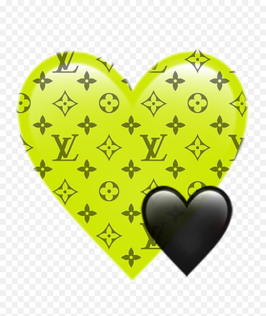 Lv Emoji Heart Neon Cute Sticker By Idk - Girly,Cute Love Emoji Texts
