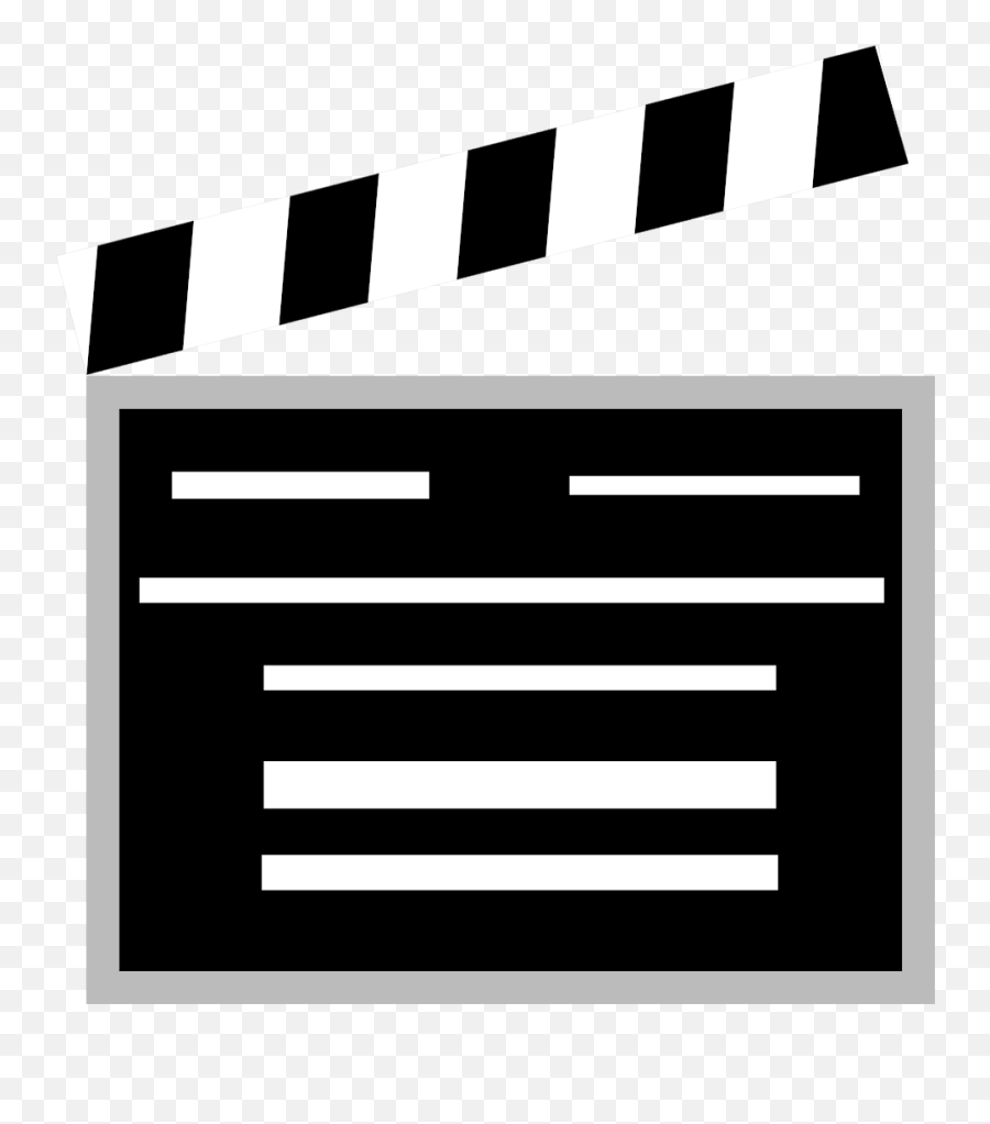 Youtube Clipart Movie Youtube Movie - Transparent Background Clapboard Clipart Emoji,Emoji Movie Youtube Scene