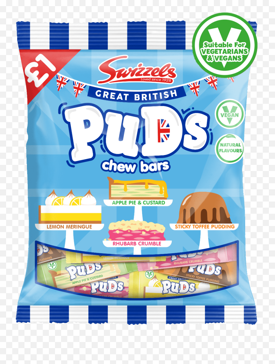 Swizzels Great British Puds Pmp 135g Emoji,Custard Emoji