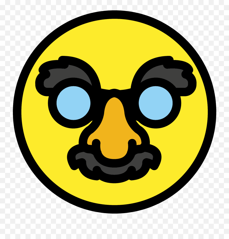 Disguised Face Emoji Clipart - Cara Disfrazada Emoji,Monocle Emoji