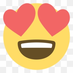 Heart Eyes Emoji Outline 7 - Emoji One Heart Eyes,Outline Of A Heart Emoji