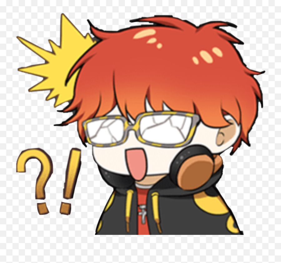 Saeyoung Saeyoungchoi Mm Sticker - Mystic Messenger Stickers Png Emoji,Seven Mystic Messenger Emoji