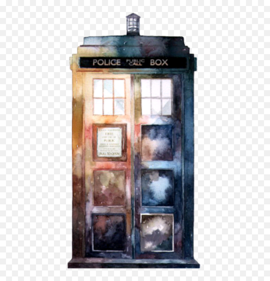 Tardis Doctorwho Sticker - Png Dotor Who Tardis Emoji,Tardis Emoji