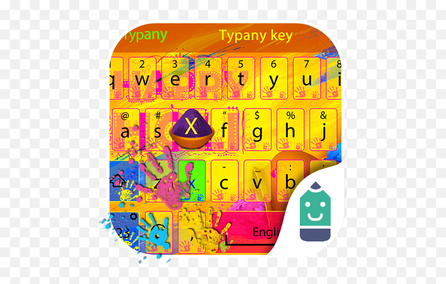 Festival Of Colors Themeu0026emoji Keyboard - Vertical,Teclado Emoji Android 4.4.2