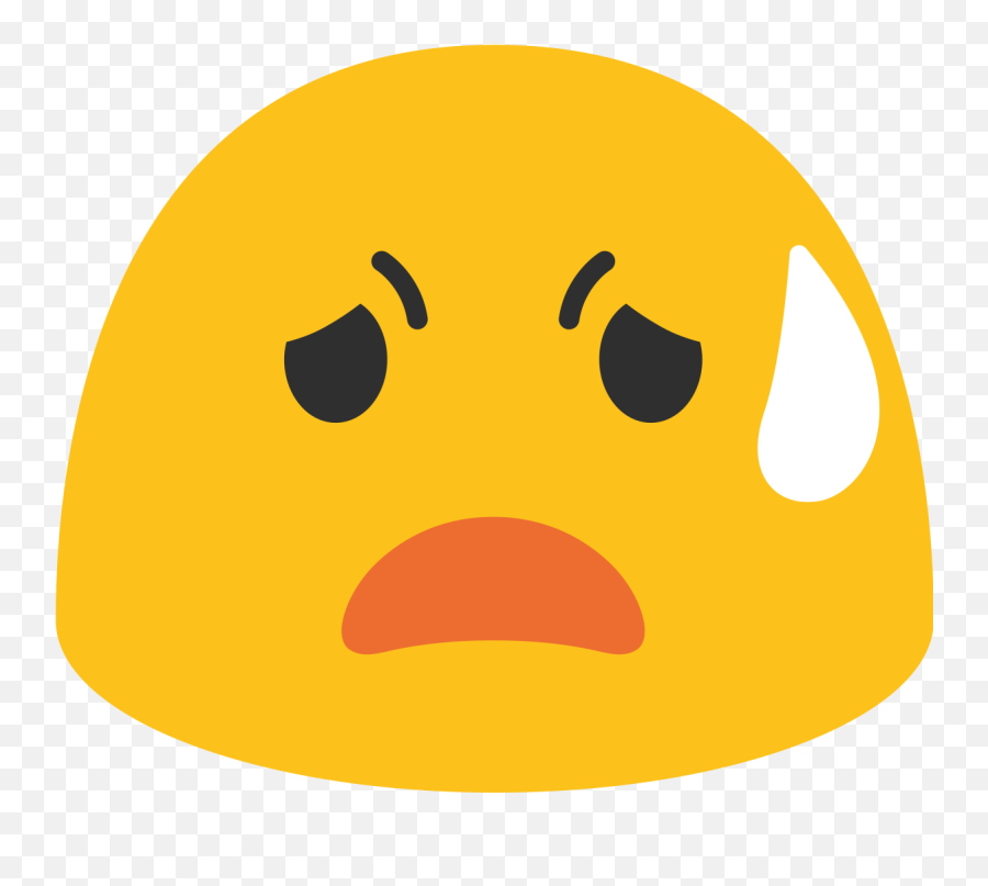 Anguished Face Emoji - Google Emoji,Anguished Emoji