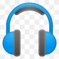 Headphone Emoji Meaning With Pictures - Blue Headphones Icon Png,Listening Emoji