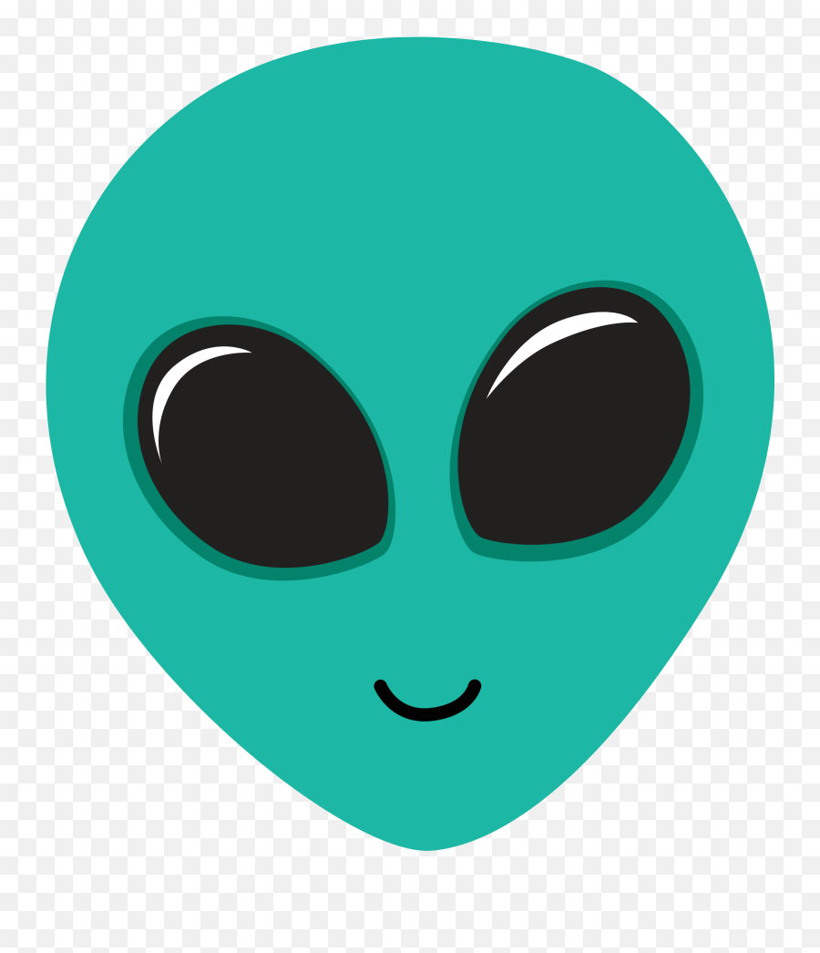 Alien Head Svg Cut File - Dot Emoji,Emoticon De Alien