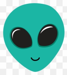 Alien Head Svg Cut File - Dot Emoji,Emoticon De Alien