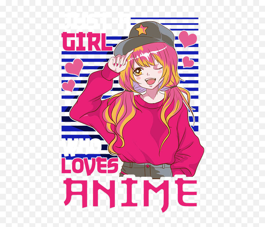 Cute Just A Girl Who Loves Anime Fleece Blanket - For Women Emoji,Anime Girl Can See Emotions As Colors Action