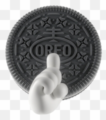 Oreo - Altn Nazar Boncuklu Kolye Emoji,Oreo Emoji