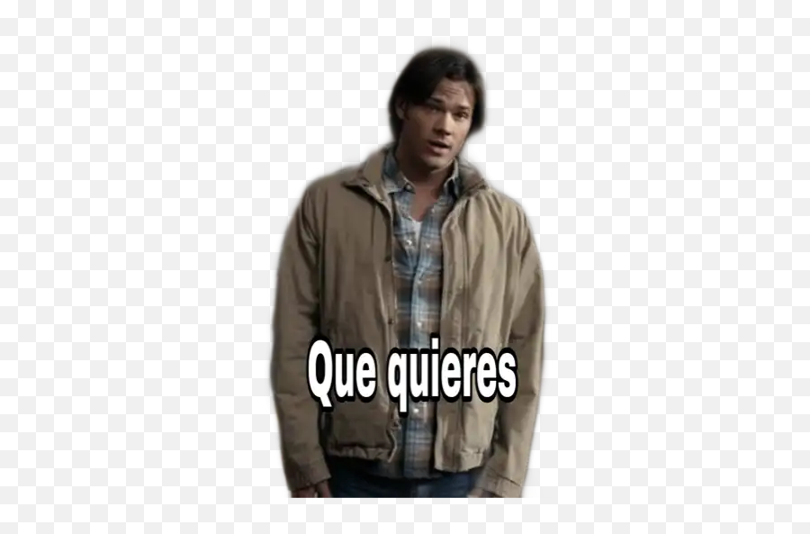 Supernatural Stickers For Whatsapp - Stickers De Supernatural Para Whatsapp Emoji,Emojis That Represent Sam Winchester