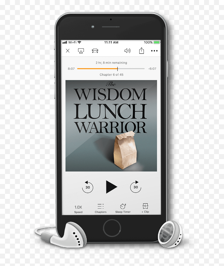 The Wisdom Lunch Warrior - Rod Olson Audiobook On Phone Transparent Emoji,Emotion Revealed Chapter