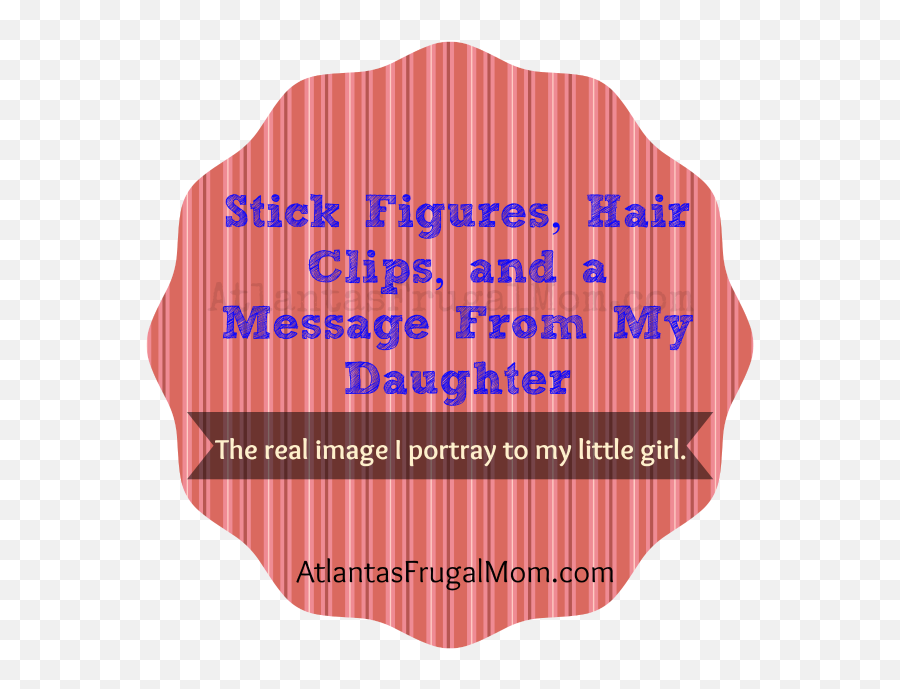 Stick Figures Hair Clips U0026 A Message From My Daughter - Language Emoji,Emotions For Drawing Stick Figurs