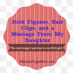 Stick Figures Hair Clips U0026 A Message From My Daughter - Language Emoji,Emotions For Drawing Stick Figurs