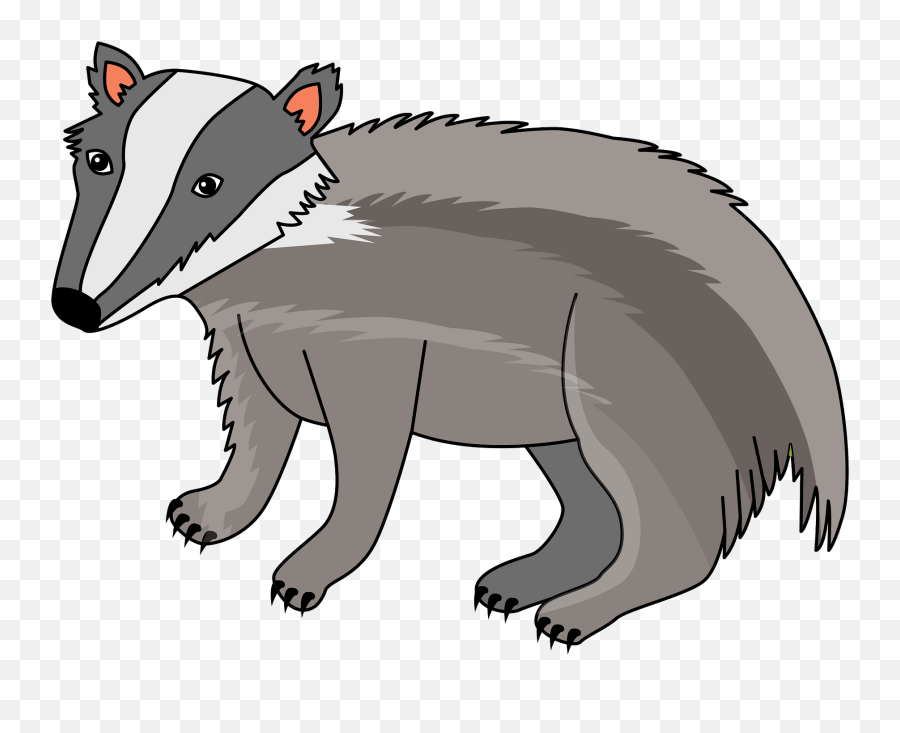 Badger Clipart - Dachs Clipart Emoji,Opossum Emoji