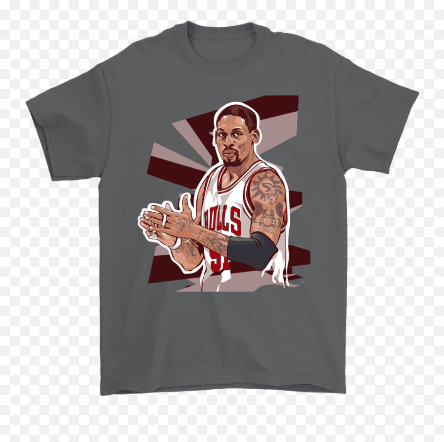 Nba Basketball Dennis The Worm Rodman Shirt Shirts - Louis Vitton Mens Shirt Emoji,Rodman Emotion Card