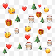 Natal Presente Papainoel Sticker - Happy Emoji,Merry Christmas Emojis