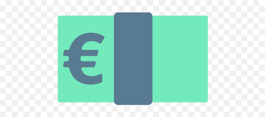 Euro Banknote Emoji - Euro Emoji,Emoji Star And Money