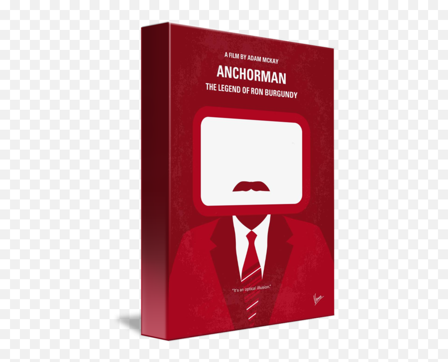 Anchorman Official Movie Poster - Horizontal Emoji,Ron.burgundy Glass Case.of Emotion