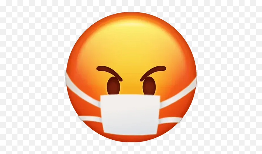 Mask Emoji Whatsapp Stickers - Happy,Mask Emoji