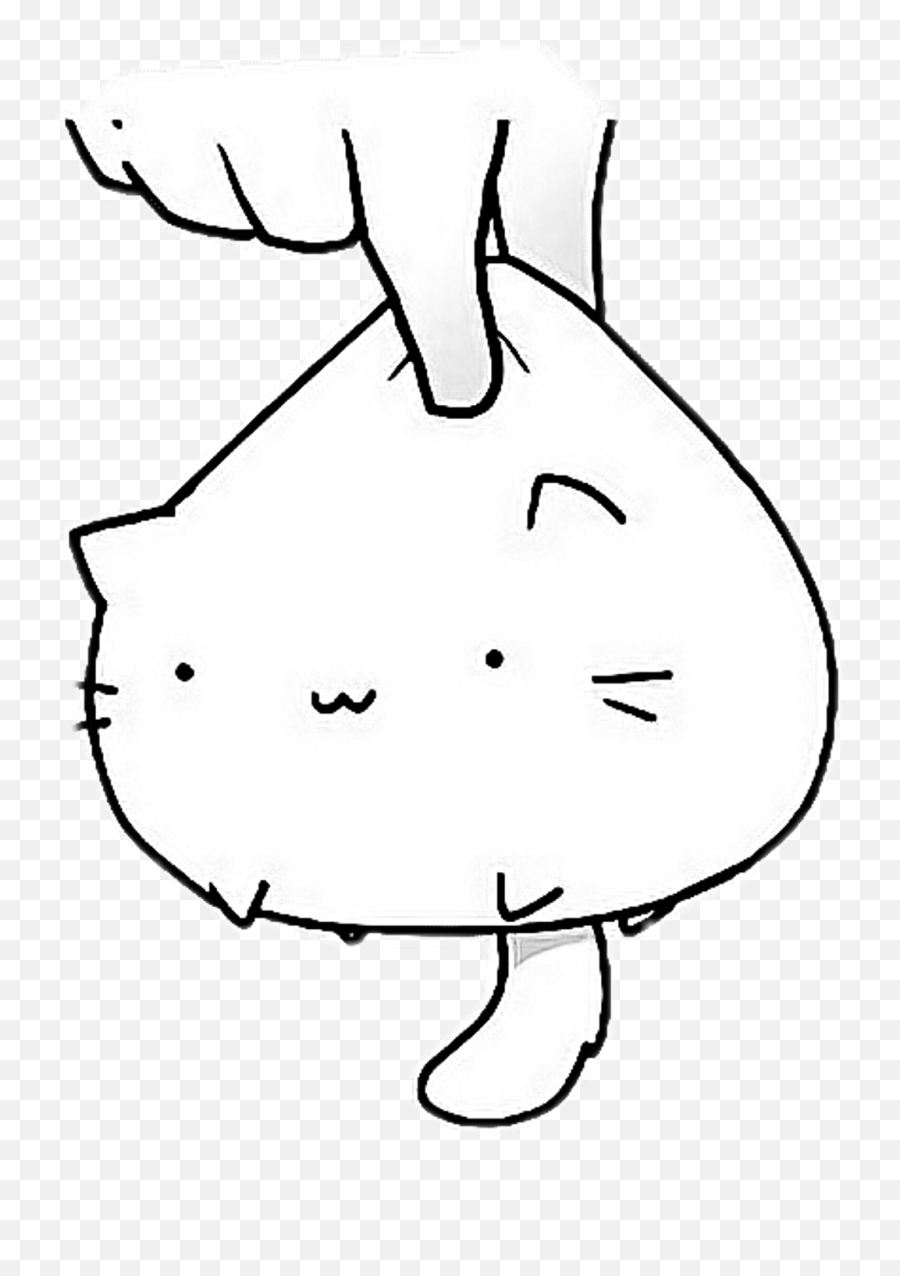 Tumblr Cat Aesthetic Png Handfreetoedit - Anime Cute Emoji,Tumblr Favorite Emojis Edit