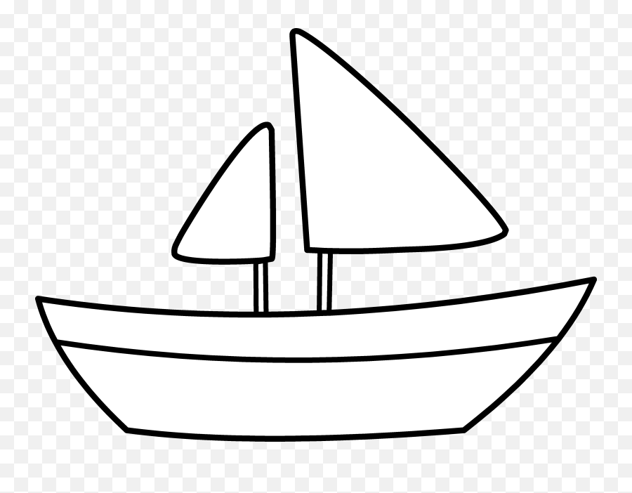 Blue Boat Clip Art Vector Clip Art Free Clipartcow - Clipartix Black And White Ship Clipart Emoji,Boat Emoji Png