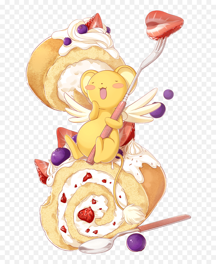 Swiss Roll - Feed The Floof Food Fantasy Emoji,Critical Roll Emojis