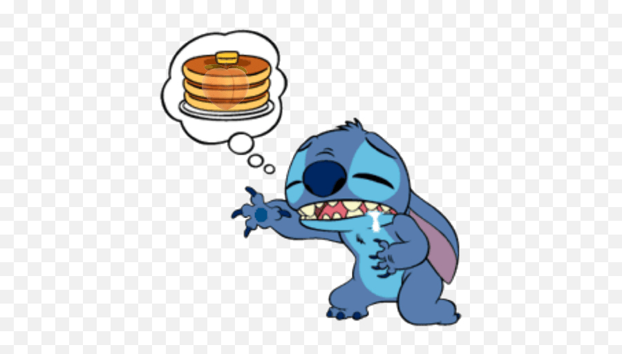 Stitch 1 - Lilo And Stitch With Pancakes Emoji,Pancake Emoji 512x512
