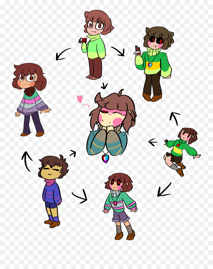 Cha Hexafusion Triple Fusion Know Your - Undertale Frisk And Chara Fusion Emoji,Frisk Emoji