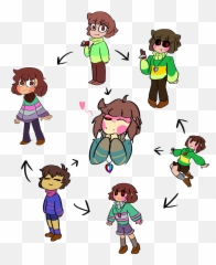 Cha Hexafusion Triple Fusion Know Your - Undertale Frisk And Chara Fusion Emoji,Frisk Emoji