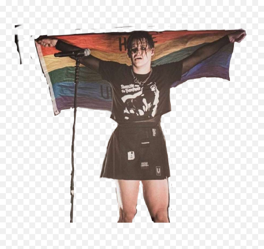 Yungblud Music Aesthetic Lgbt Pride Sticker By Livy - Remington Leith Gay Emoji,Kaguya Otsutsuki Emojis