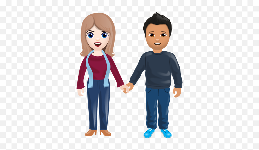 Tinder Interracial Couple Emoji Project - Parejas Emojis,Universal Emojis