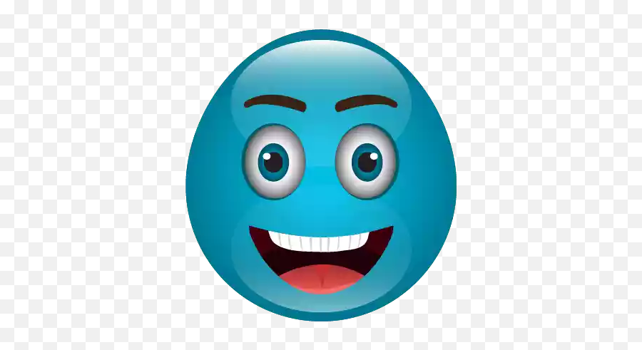 Happy Blue Emoji Png Transparent Images - Yourpngcom Happy,Stanta Emoji