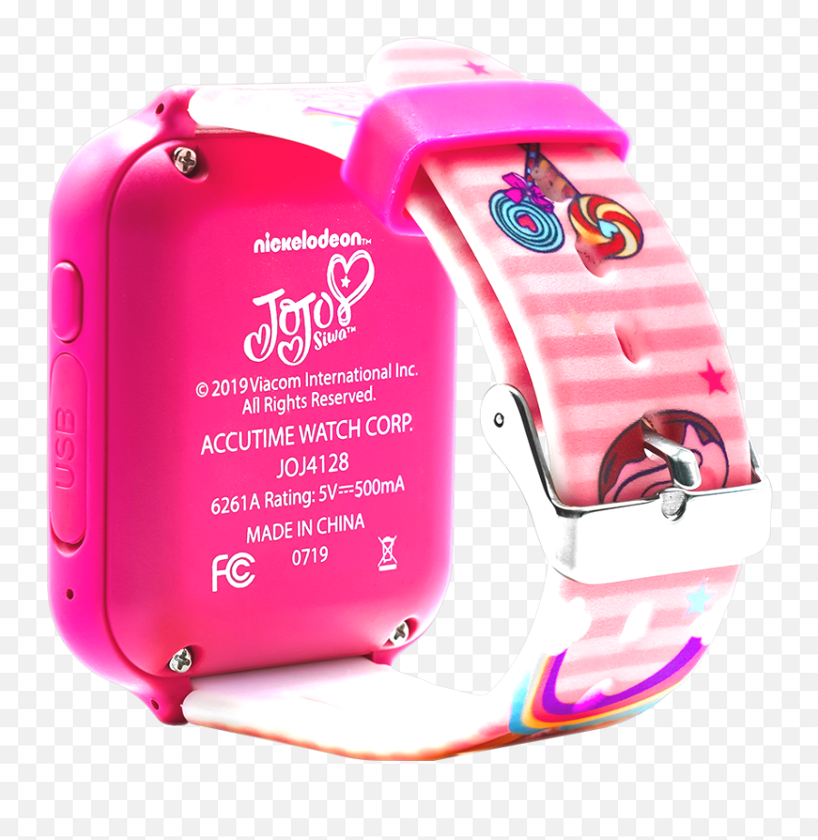 Official Jojo Siwa Kidu0027s Touch - Screen Smart Watch Joj4128 Watch Strap Emoji,Led Watch With Emojis On It For Girls