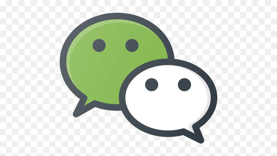 Free Wechat Colored Outline Logo Icon - Available In Svg Svg Icons Wechat Icon Emoji,Wechat Crab Emoticon