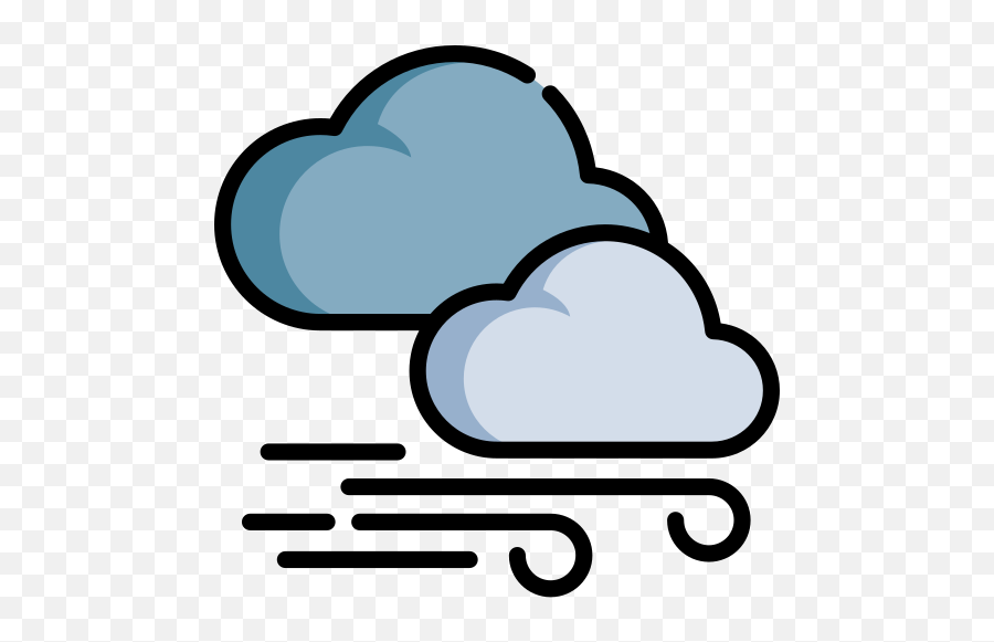 Free Icon Cloudy Emoji,Windy Weather Emoticons