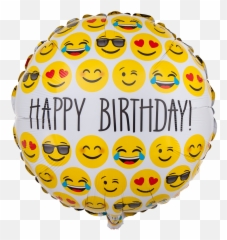 Download Birthday Emoji Png - Birthday Emoji Hd Png Image,Happy Birthday Emojis Png