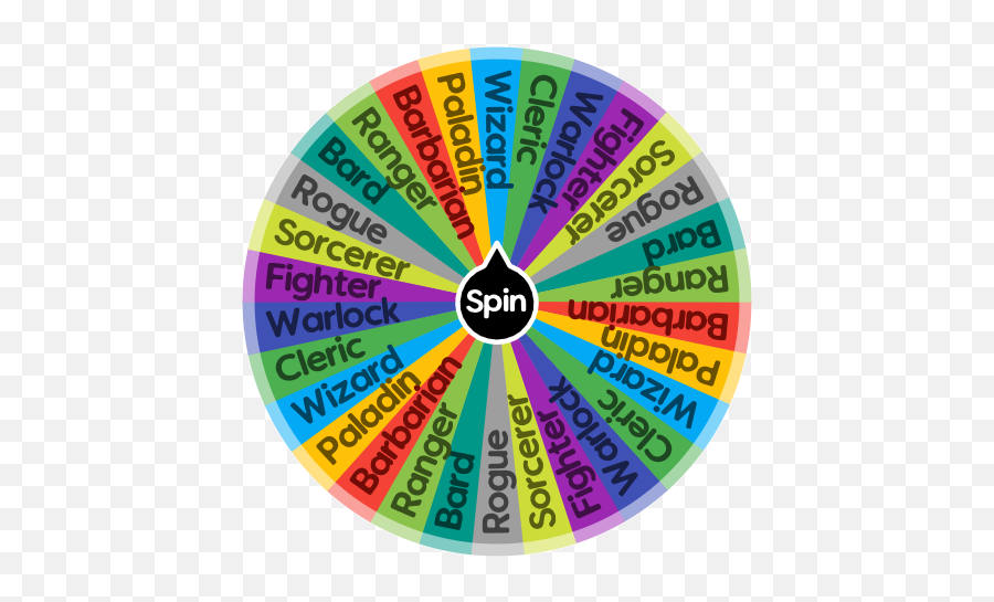 Du0026d 5e Class Picker Spin The Wheel App Emoji,Dnd Emotion Wheel